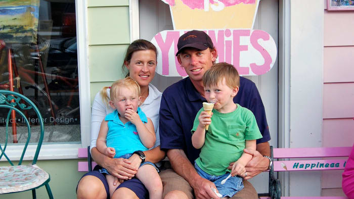 Morrison’s idyllic existence ended when Katie and their two kids died in the plane she was piloting.